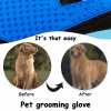 Dog Grooming Glove  Wool Glove Pet Hair Deshedding Brush Comb Glove For Pet Dog Cleaning Massage Glove For Animal Sale
