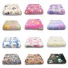 Soft and Fluffy High Quality Pet Blanket Cute Cartoon Pattern Pet Mat Warm and Comfortable Blanket for Dogs Pet Supplies