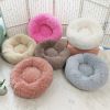 Soft Dog Bed Cat Beds Sleeping Plush Mat Cushion Kitten Nest Sofa Kennel For Puppy Colorful Fluffy Warm Comfortable Pet Bed