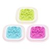 ABS Creative Dog Cat Feeders Anti Choke Food  Bowl Non-toxic Pet Plate Kitten Puppy Slow Eating Accessories