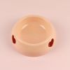 Pet Supplies Dog Bowl Plastic Love Single Bowl Pet Bowl  Pet Bowl Love Pet Bowl