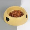 Pet Supplies Dog Bowl Plastic Love Single Bowl Pet Bowl  Pet Bowl Love Pet Bowl